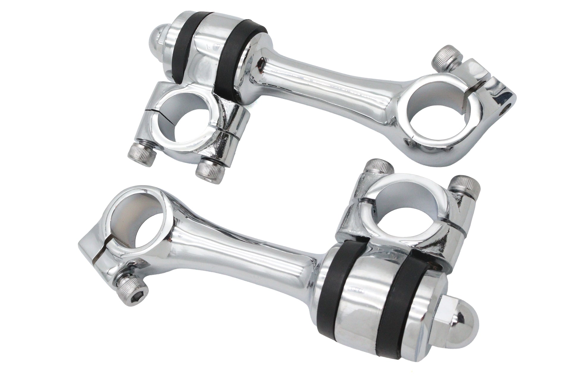 Replica 4-1/4 Flanders Chrome Riser Set