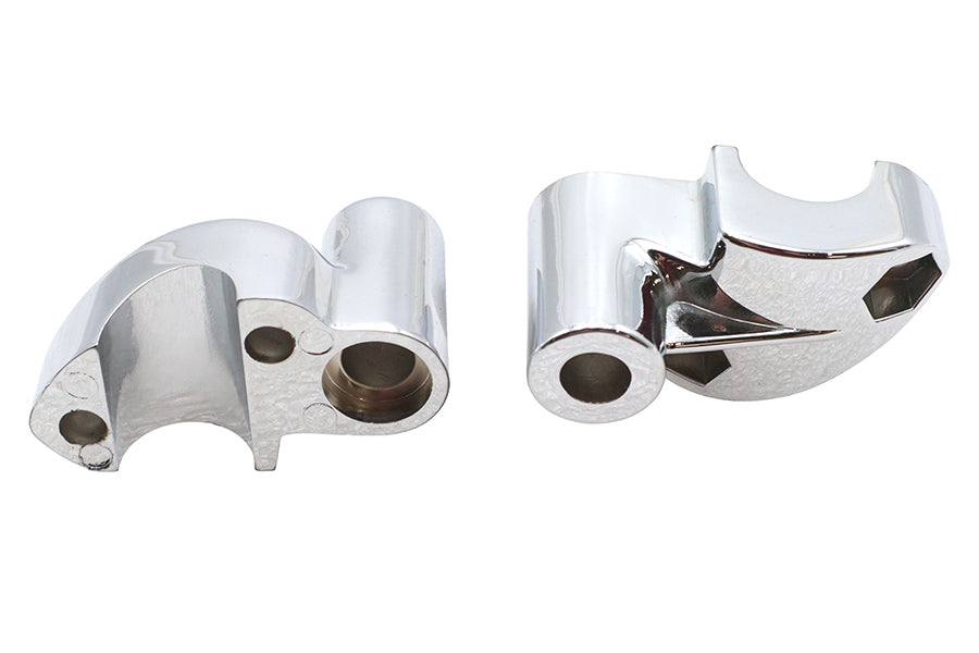Offset Riser Stem Set Chrome