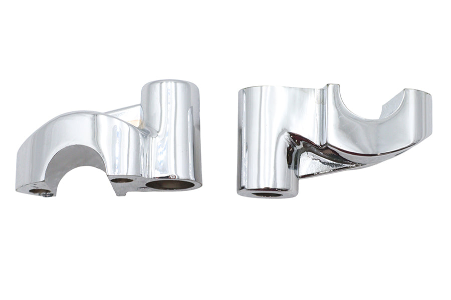 Offset Riser Stem Set Chrome