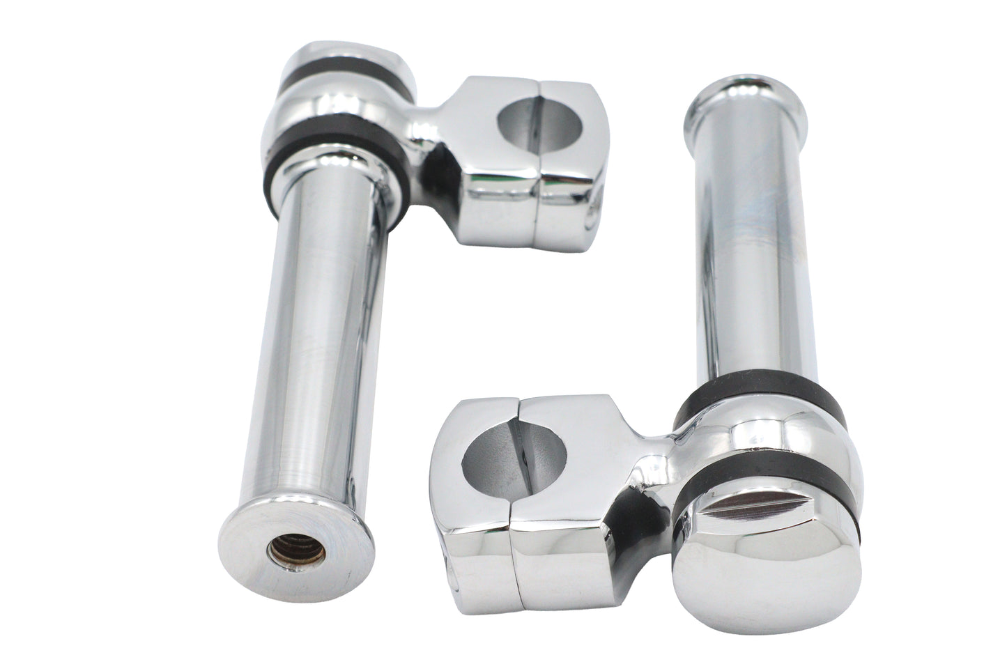 5-1/4 Offset Dog Bone Riser Set Chrome