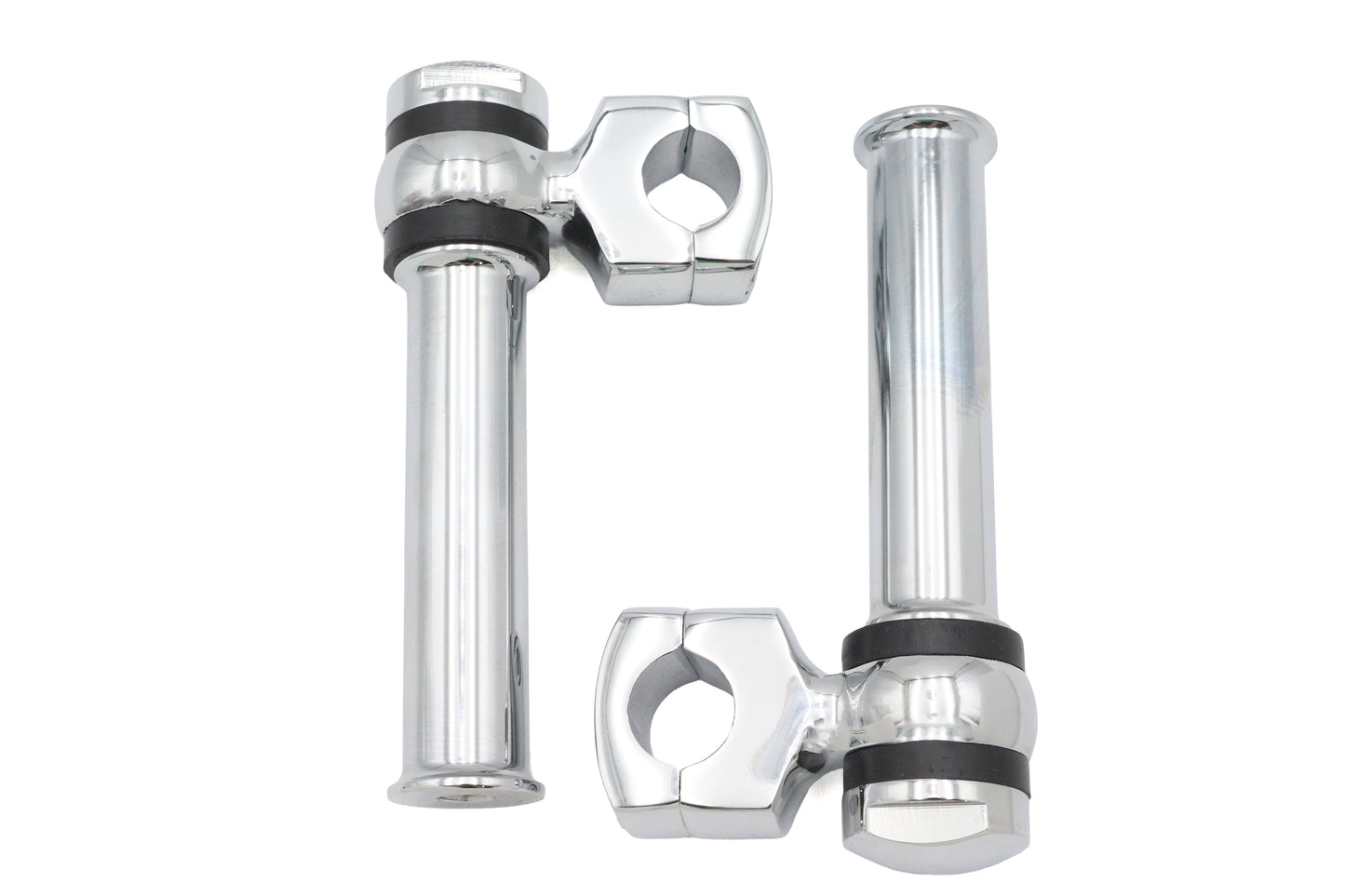 5-1/4 Offset Dog Bone Riser Set Chrome