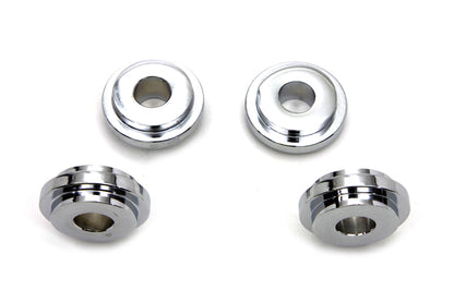 Chrome Solid Riser Mount Set