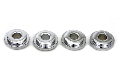 Chrome Solid Riser Mount Set