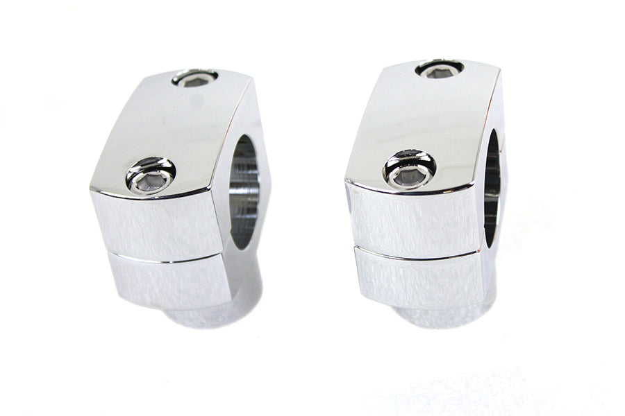 1-1/4 Shorty Riser Set Chrome