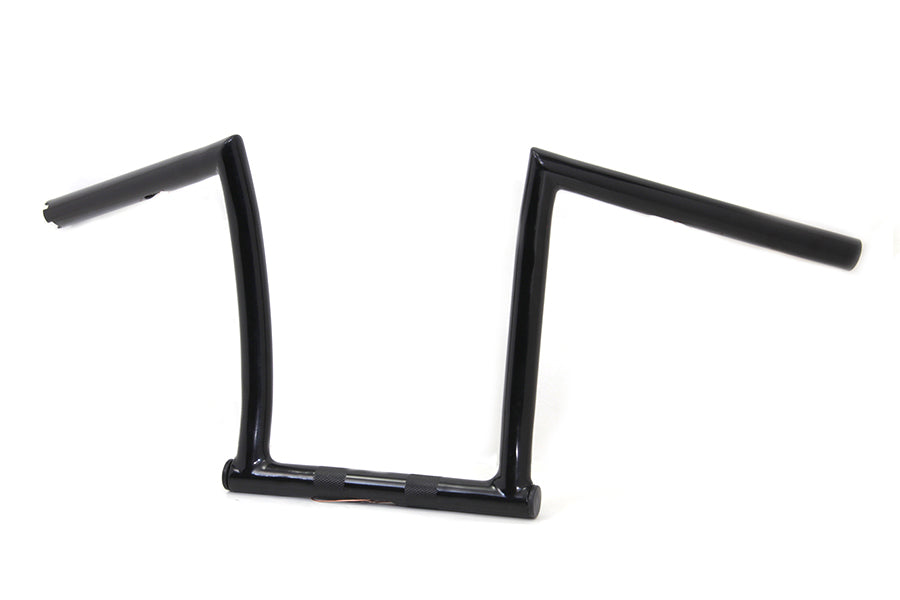 11 Black ChiZeled Z-Bar Handlebar with Indents