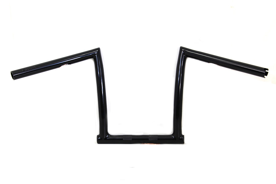 11 Black ChiZeled Z-Bar Handlebar with Indents