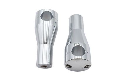 4 Round Glide Riser Set Chrome