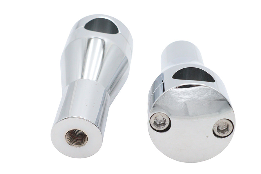 4 Round Glide Riser Set Chrome