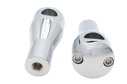 4 Round Glide Riser Set Chrome