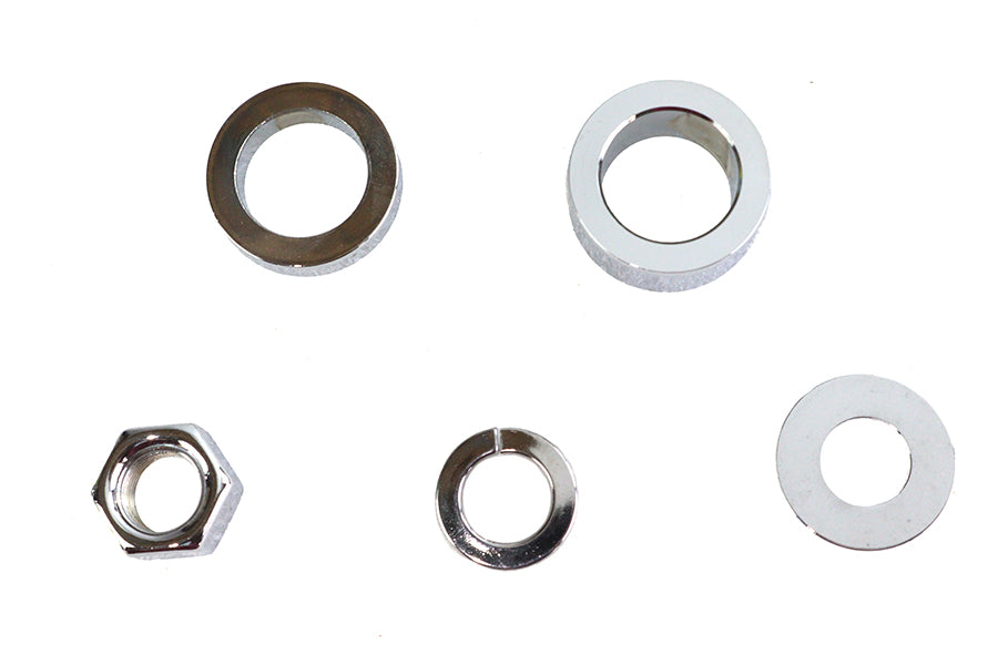 Chrome Front Axle Spacer Kit