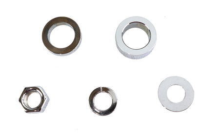 Chrome Front Axle Spacer Kit