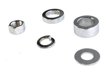 Chrome Front Axle Spacer Kit