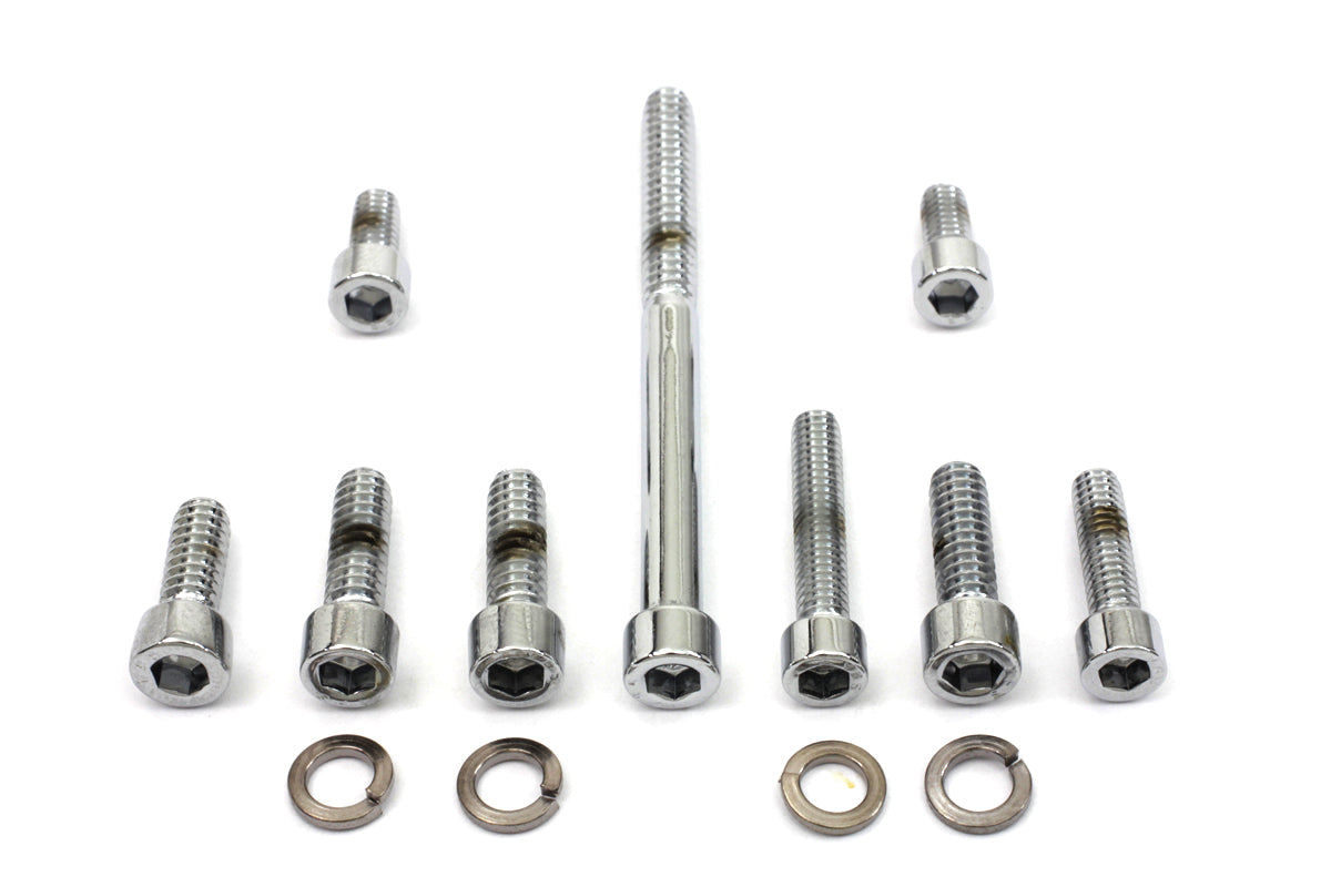 Chrome Carburetor Allen Screw Kit