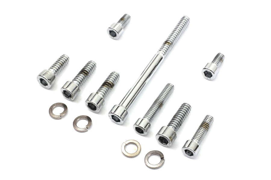 Chrome Carburetor Allen Screw Kit