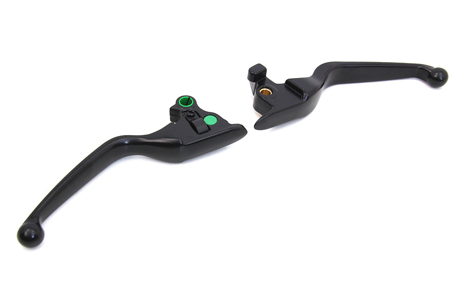 Matte Black Smooth Wide Hand Lever Set