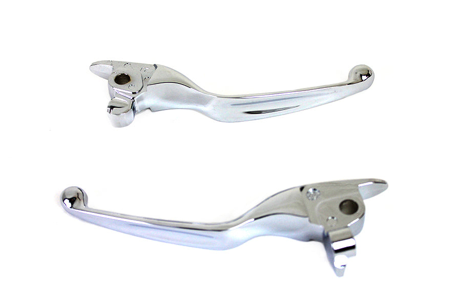 M8 Chrome Wide Tamer Hand Lever Set