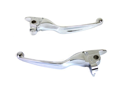 M8 Chrome Wide Tamer Hand Lever Set