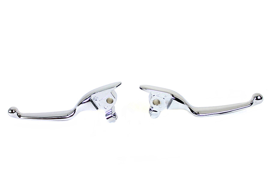M8 Chrome Wide Tamer Hand Lever Set
