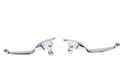 M8 Chrome Wide Tamer Hand Lever Set
