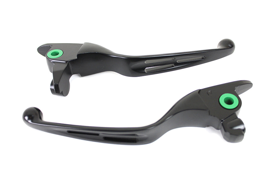 M8 Matte Black 3-Slot Hand Lever Set