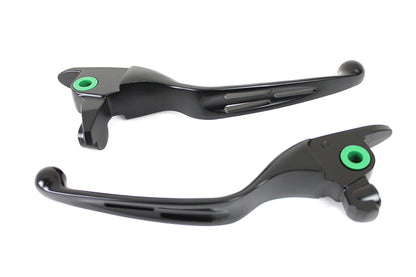 M8 Matte Black 3-Slot Hand Lever Set