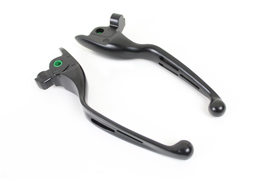 M8 Matte Black 3-Slot Hand Lever Set