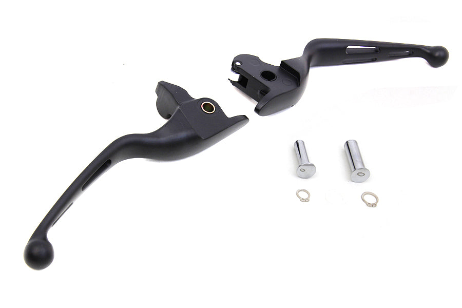 Matte Black 3-Slot Wide Hand Lever Set