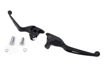 Matte Black 3-Slot Wide Hand Lever Set