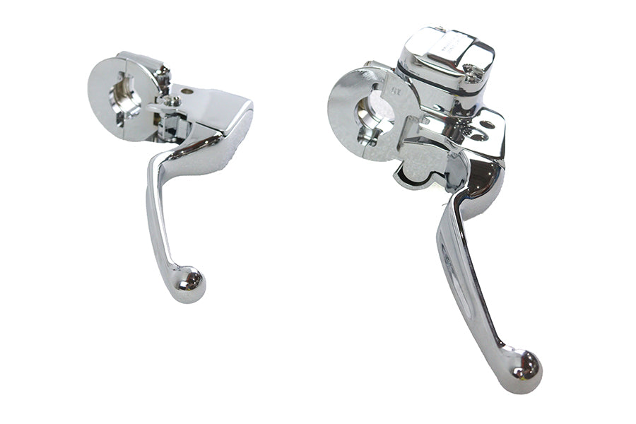 Clutch Bracket and Master Cylinder Reservoir Kit Chrome