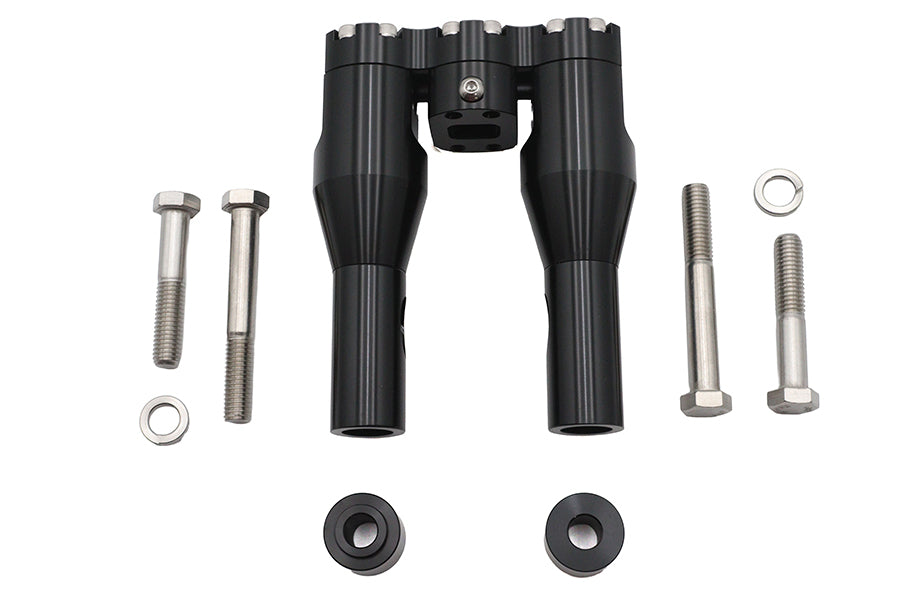 Wyatt Gatling 6 Baron Style Riser Set Black