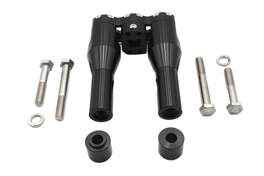 Wyatt Gatling 6 Baron Style Riser Set Black