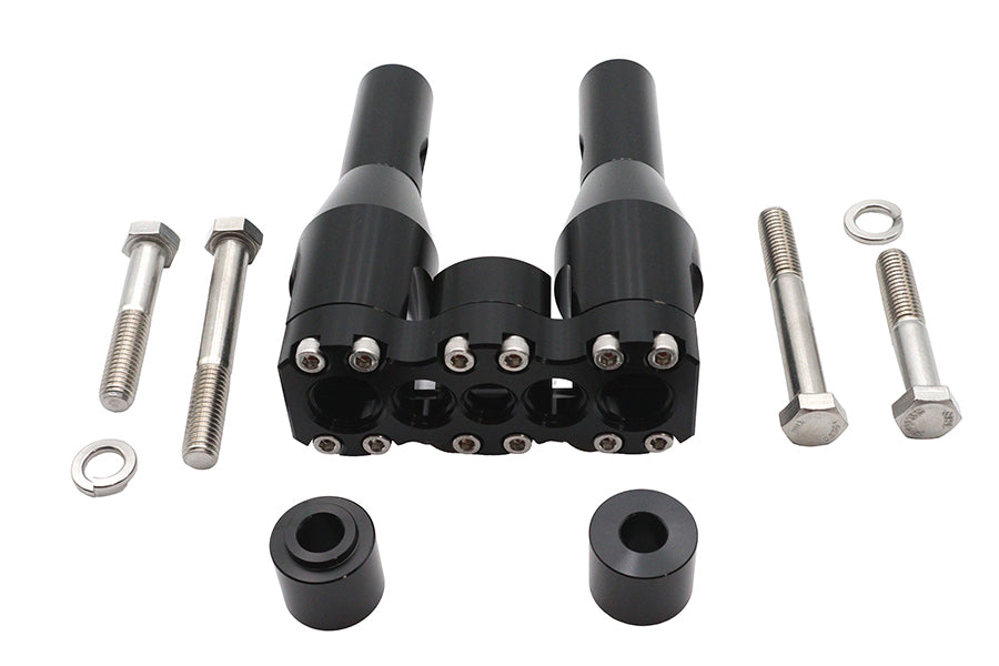 Wyatt Gatling 6 Baron Style Riser Set Black