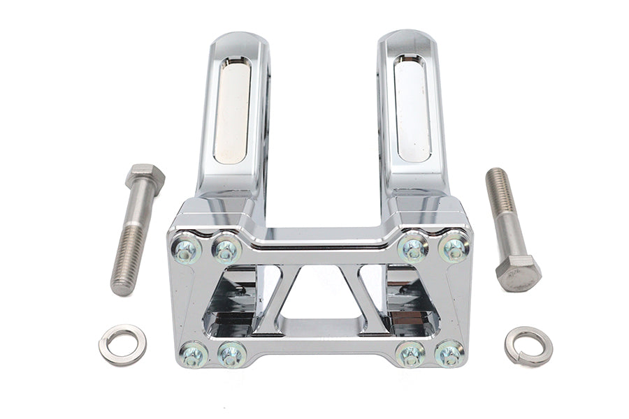Wyatt Gatling 6 Pirate Style Riser Set Chrome