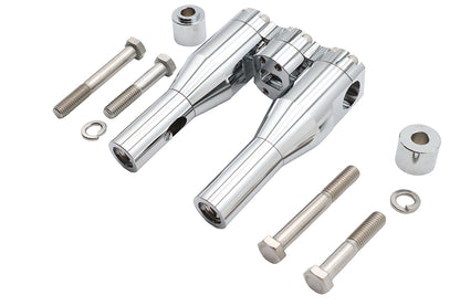 Wyatt Gatling 6 Baron Style Riser Set Chrome