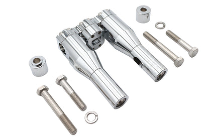 Wyatt Gatling 6 Baron Style Riser Set Chrome