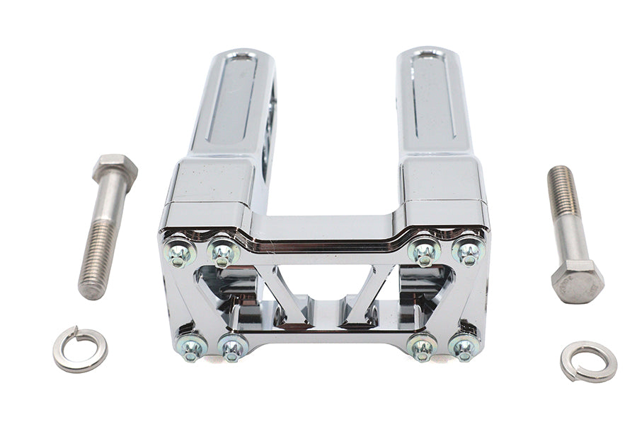 Wyatt Gatling 6 Pirate Style Riser Set Chrome