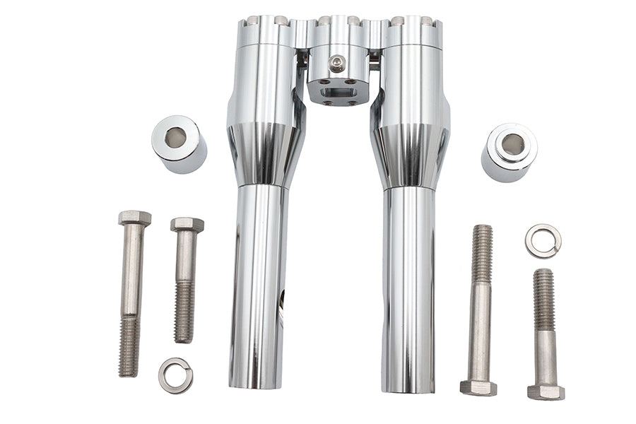 Wyatt Gatling 8 Baron Style Riser Set Chrome