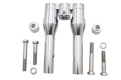 Wyatt Gatling 8 Baron Style Riser Set Chrome
