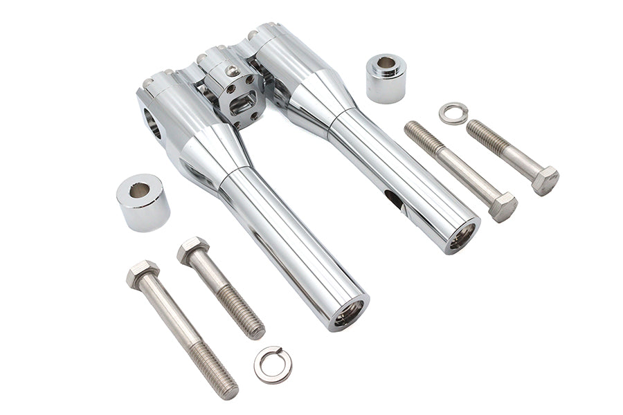 Wyatt Gatling 8 Baron Style Riser Set Chrome