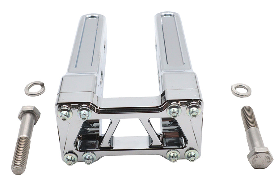 Wyatt Gatling 8 Pirate Style Riser Set Chrome