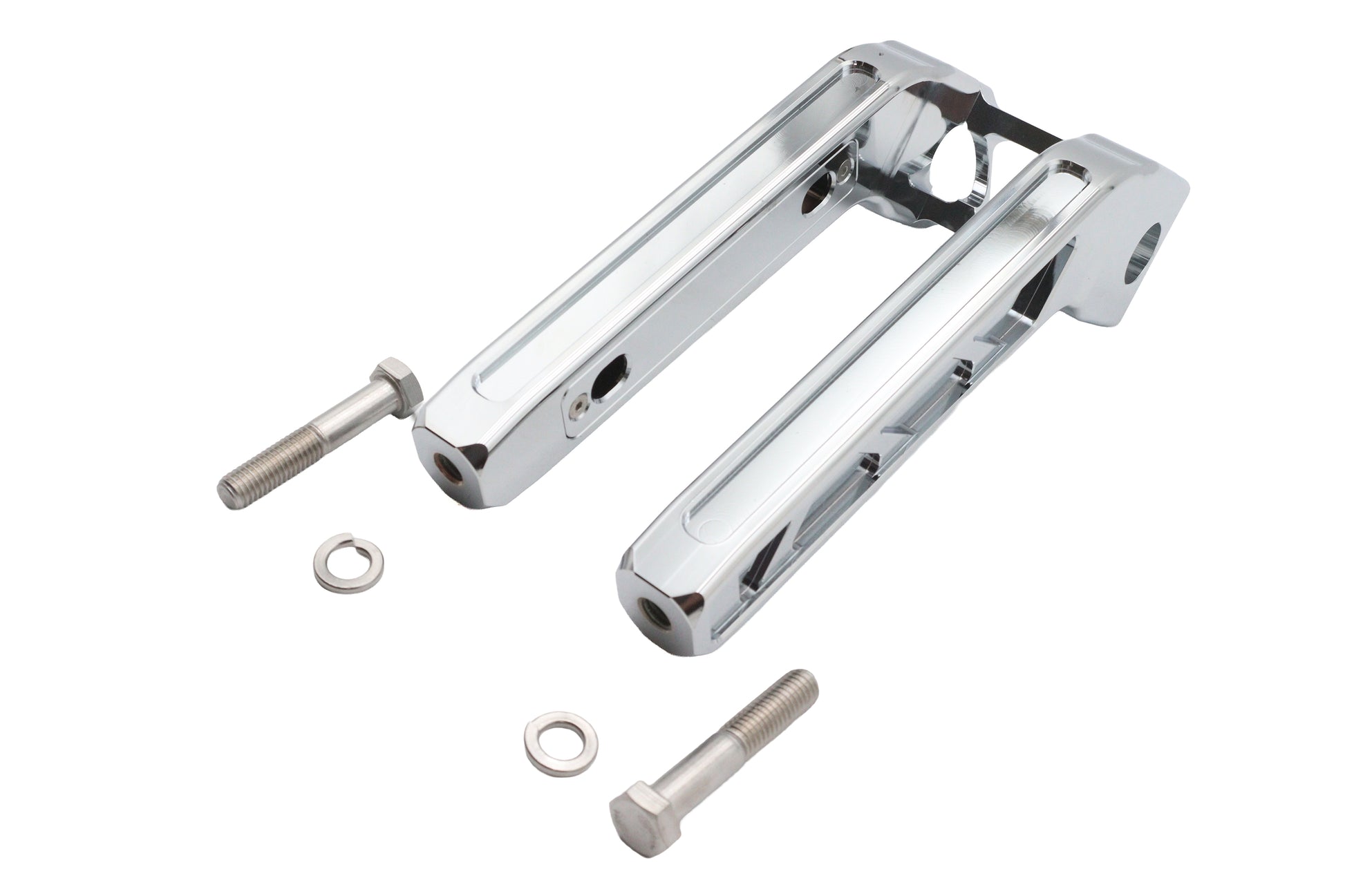 Wyatt Gatling 10 Pirate Style Riser Set Chrome