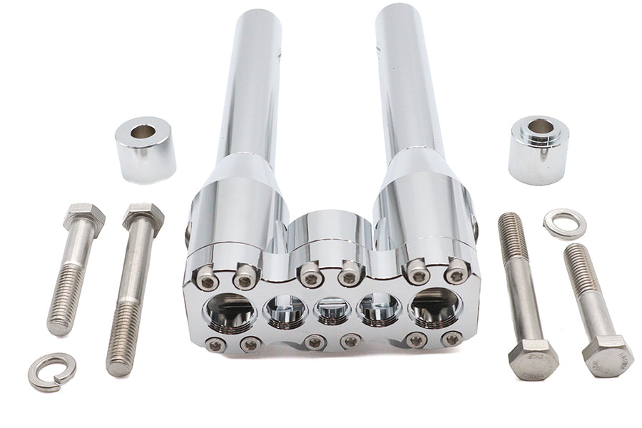 Wyatt Gatling 10 Baron Style Riser Set Chrome