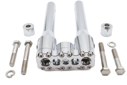 Wyatt Gatling 10 Baron Style Riser Set Chrome