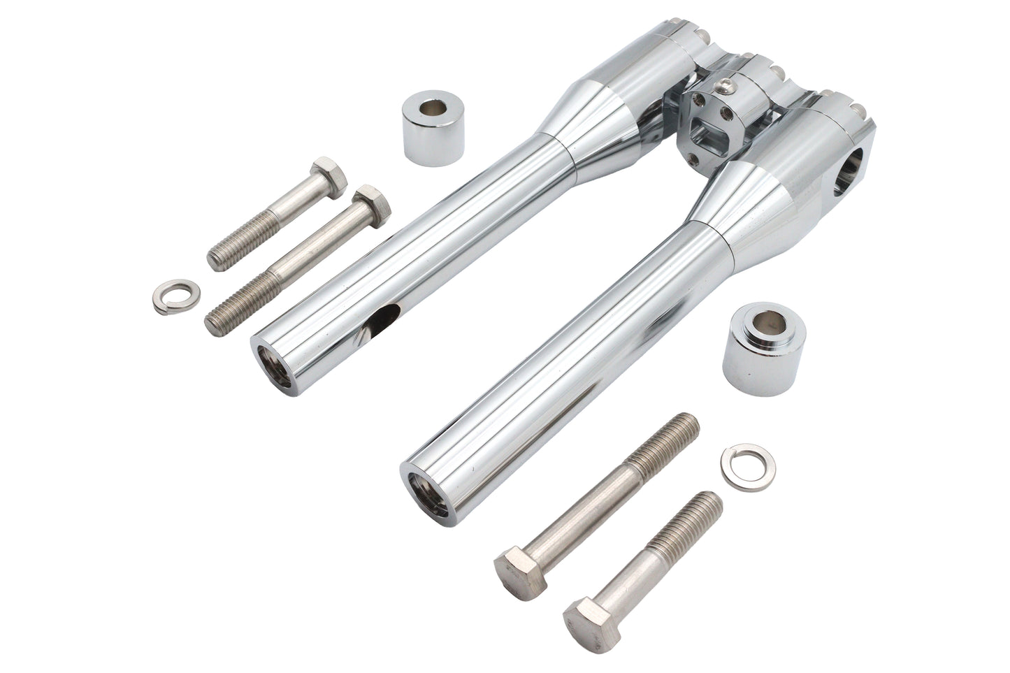 Wyatt Gatling 10 Baron Style Riser Set Chrome
