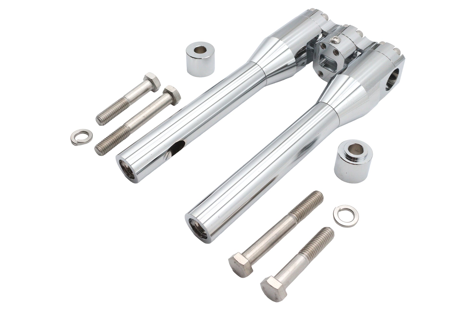 Wyatt Gatling 10 Baron Style Riser Set Chrome