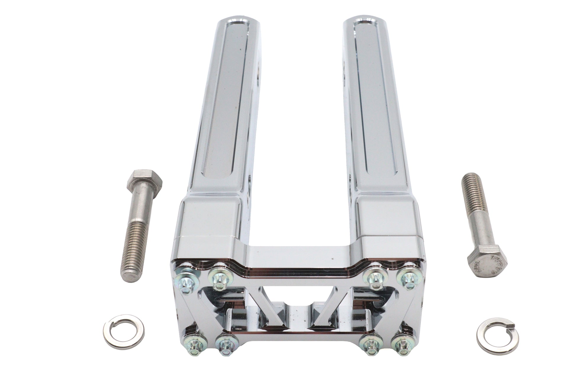 Wyatt Gatling 10 Pirate Style Riser Set Chrome