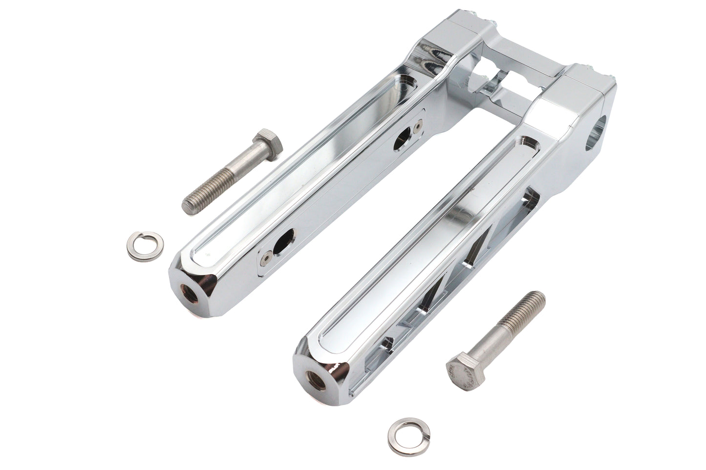 Wyatt Gatling 10 Pirate Style Riser Set Chrome