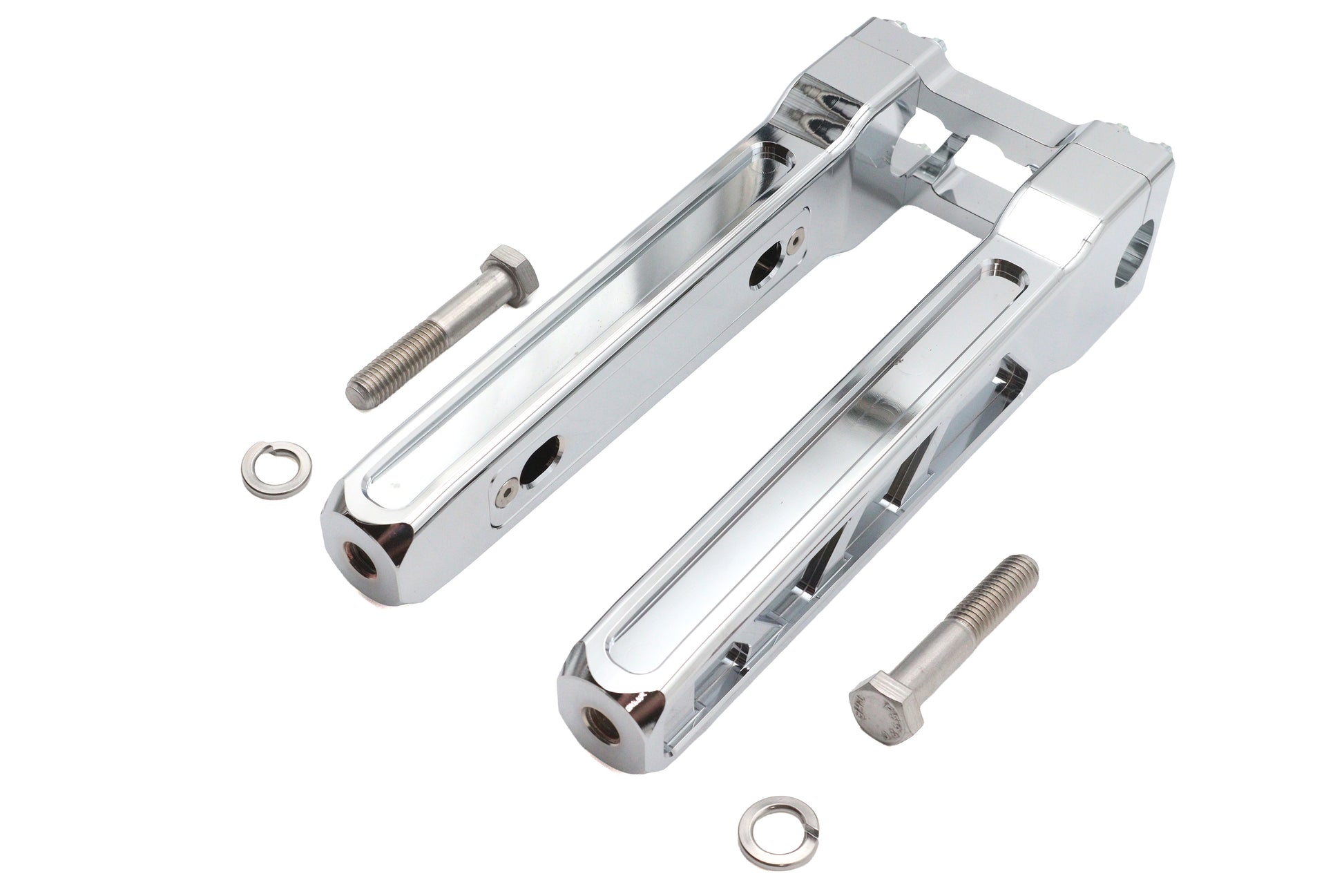 Wyatt Gatling 10 Pirate Style Riser Set Chrome