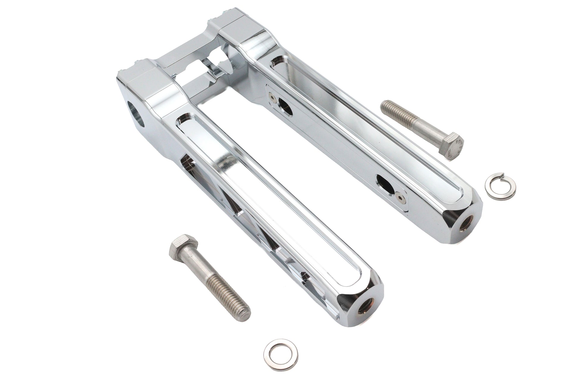 Wyatt Gatling 10 Pirate Style Riser Set Chrome