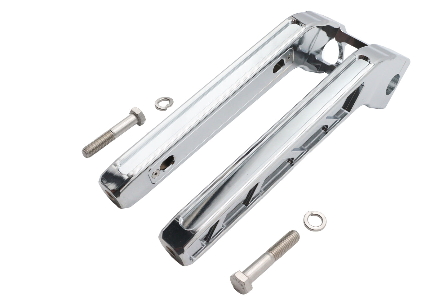 Wyatt Gatling 12 Pirate Style Riser Set Chrome